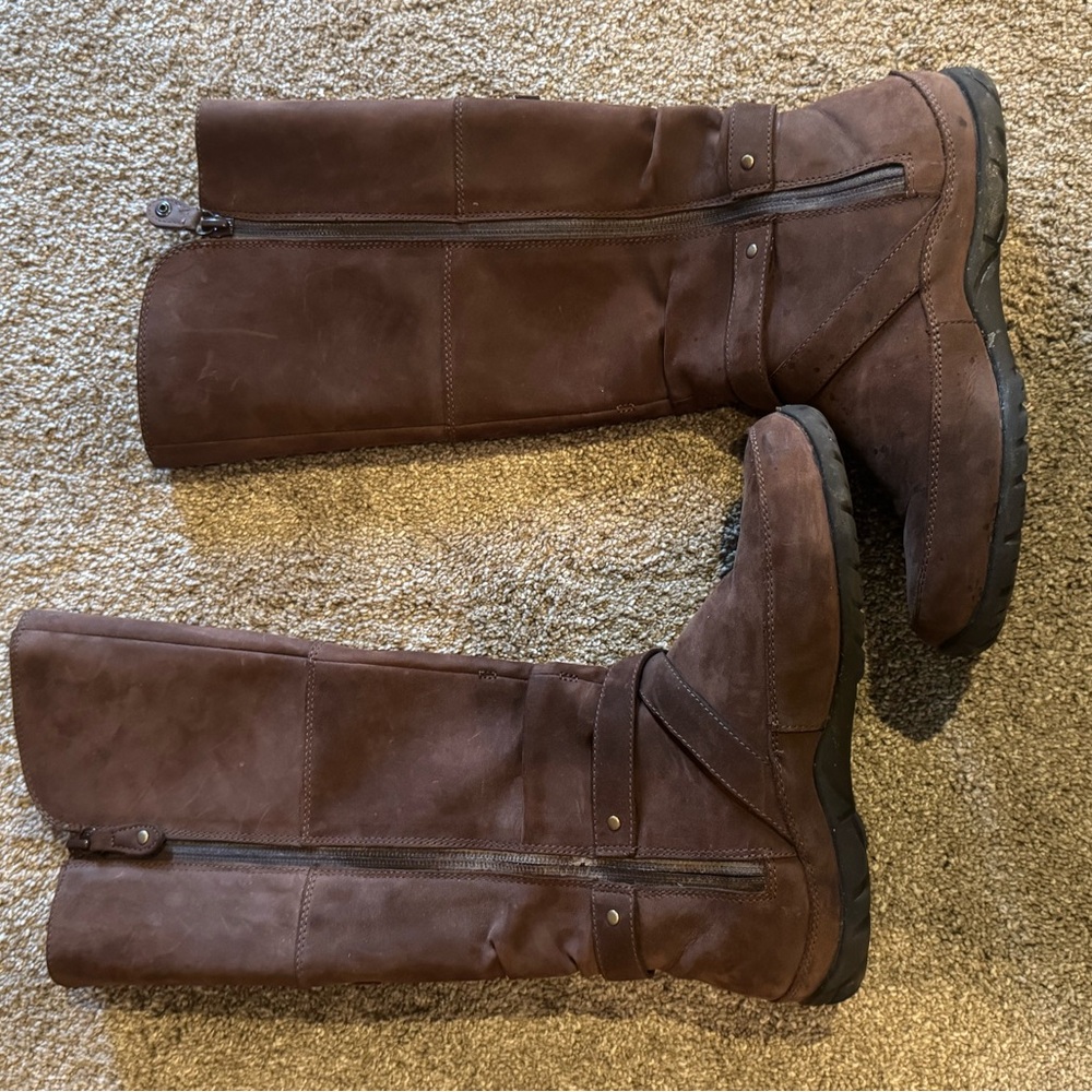 The North Face Brown Leather Boots